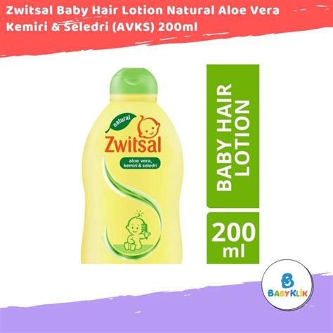 Jual Zwitsal Baby Hair Lotion Natural Aloe Vera Kemiri And Seledri Avks