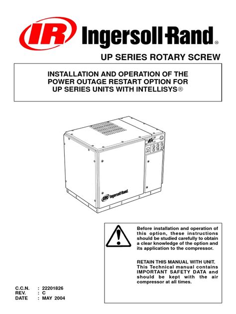 Manual Ingersoll Rand | PDF | Machines | Gas Technologies