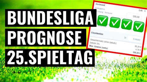 Bundesliga Tipps 25 Spieltag Sportwetten Wett Tipps Youtube