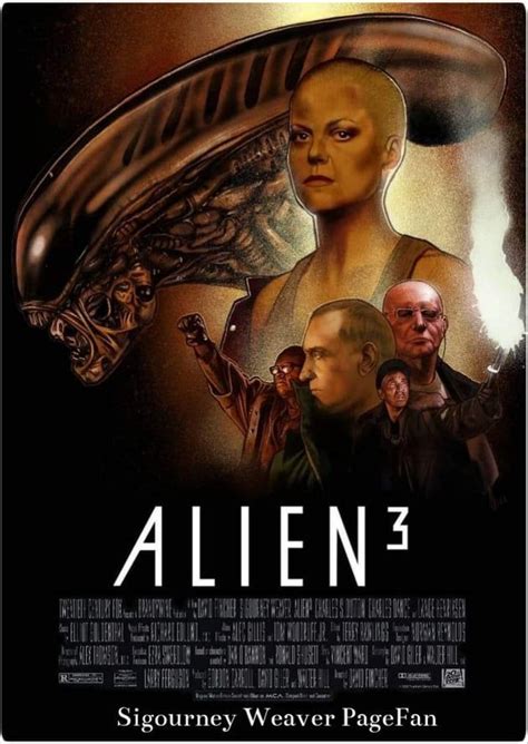 Sigourney Weaver And Ellen Ripley Alien 3 1992 Alien Artwork Alien