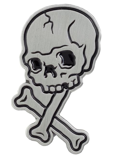 Skull N Bones Enamel Pin Skull And Bones Enamel Pins Skull