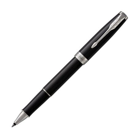 Stylo bille Parker Sonnet Laqué noir Noir Pointe moyenne Beaux