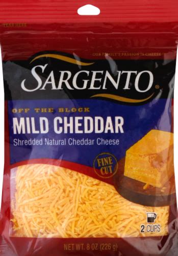 Sargento Mild Cheddar Fancy Shredded Cheese Oz King Soopers