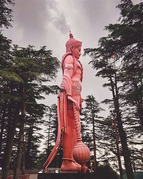 Jakhoo Temple The Giant Ft Statue Of Lord Hanuman At Jakhoo Hill