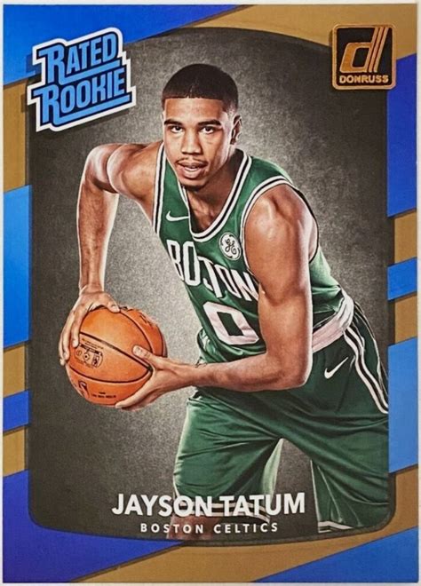 Jayson Tatum Panini Donruss Basketball Boston Celtics Rated