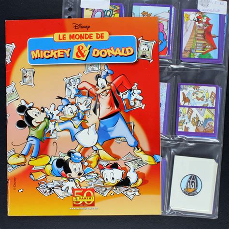 Mickey Donald Panini Sticker Album Sticker Worldwide