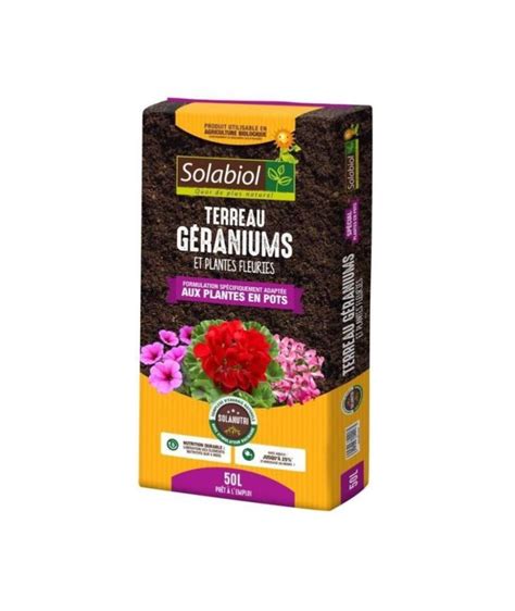 Solabiol Terger Terreau G Raniums Et Plantes Fleuries L Leroy