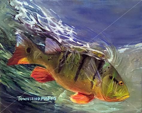 Fishing Painting at PaintingValley.com | Explore collection of Fishing ...