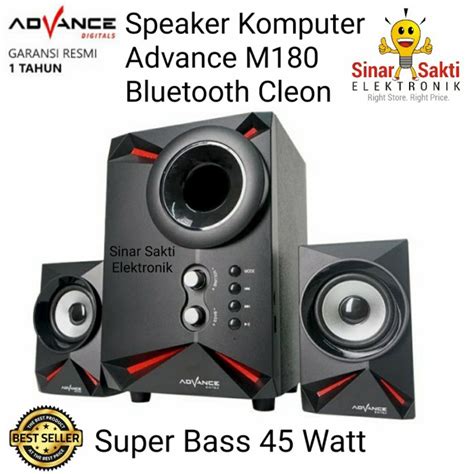 Jual Speaker Advance Aktif Portable M Bt Bluetooth Bass Cleon