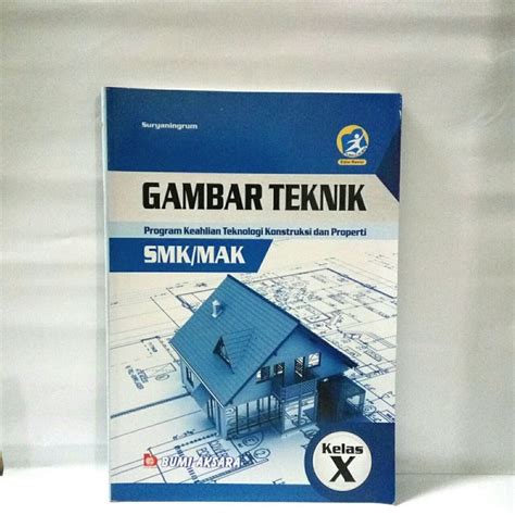 Jual Buku Gambar Teknik Smk Mak Kls X Kur Edisi Revisi Shopee