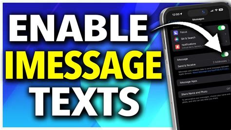 How To Enable IMessage On IPhone YouTube