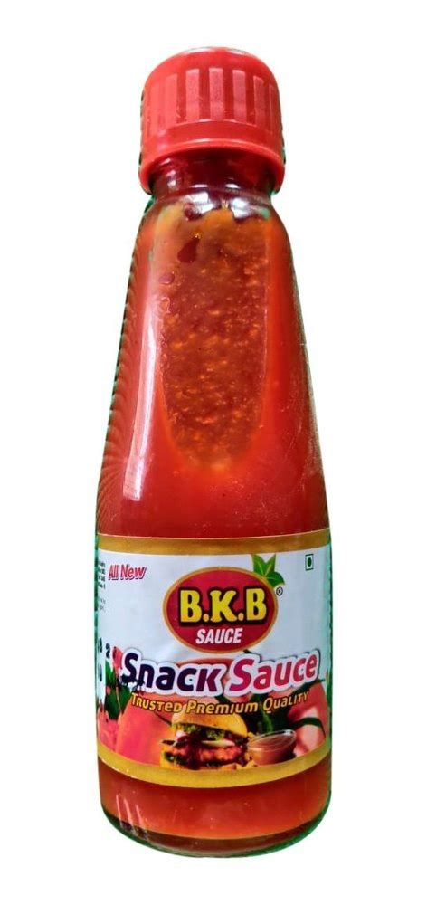 BKB 200gm Tomato Snack Sauce Packaging Type Bottle Cool And Dry