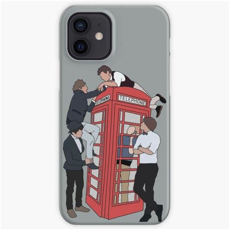 One Direction Phone Booth Iphone Case For Sale By Tehecaity Art