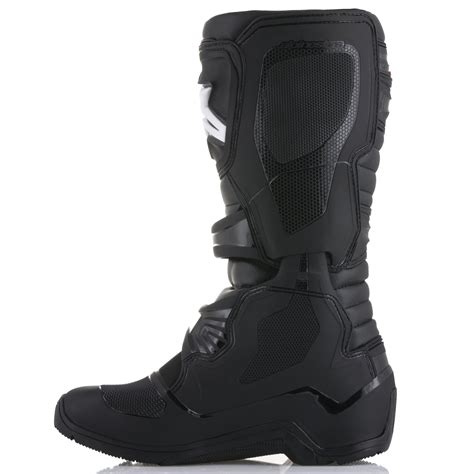 Bottes Cross Alpinestars Tech Enduro Black Pilote Tout Terrain