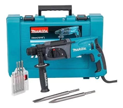 Kit Martelete Combinado Makita Profissional W Hr X V