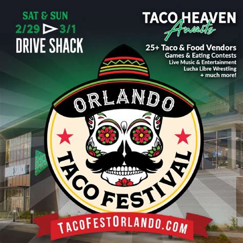 Orlando Taco Festival 2020 Tickets & Event Details | Drive Shack ...