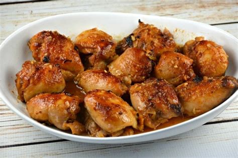 Barbecue Apricot Glazed Chicken Thighs - Kitchen Divas