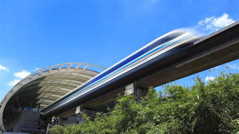 Jap O Testa Seu Novo Trem De Levita O Magn Tica Que Voa Baixo A Km H