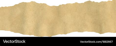 Old Fragmentary Paper Border Royalty Free Vector Image