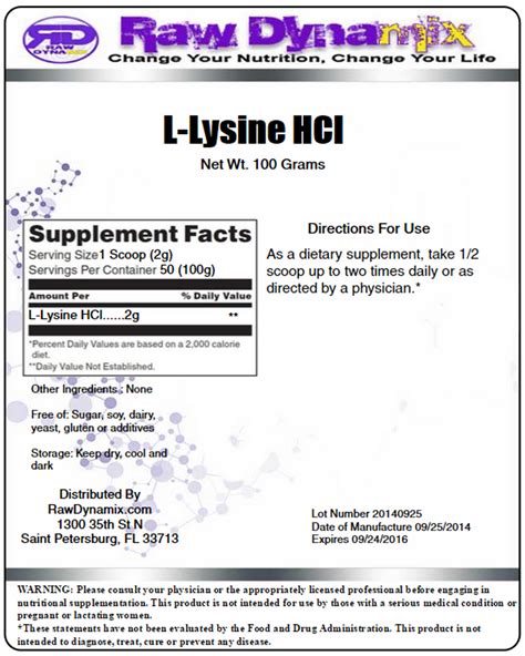 L-Lysine Benefits - My Blog