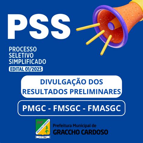 DivulgaÇÃo Dos Resultados Preliminares Edital Nº 0012023 Processo