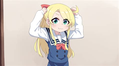 Safebooru 1girl 3 Bangs Blonde Hair Blue Skirt Blue Vest Blush Bow