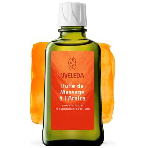 huile massage weleda arnica L équipement de puericulture