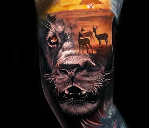 Lion tattoo by Arlo Tattoos | Post 27892