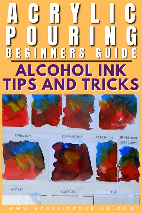 Alcohol Ink Complete Beginners Guide With Supplies Techniques Tips And Tricks Artofit