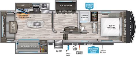 2020 Grand Design Reflection Travel Trailer Floor Plans Floor Roma