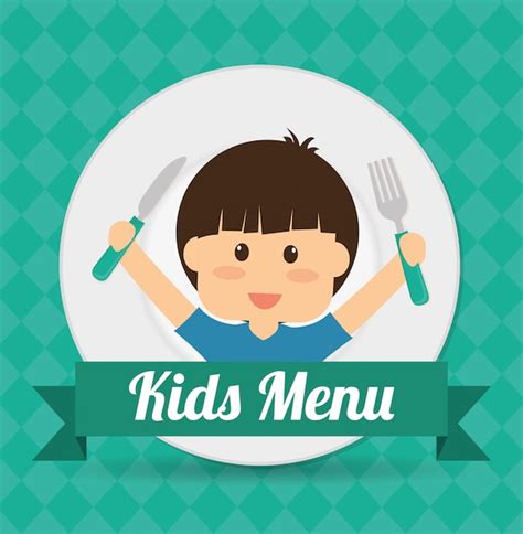 Premium Vector Kids Menu Design