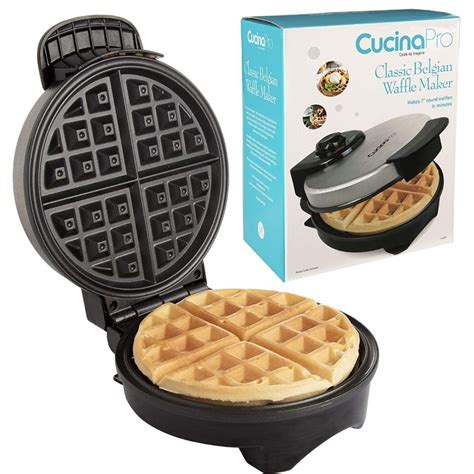 Cucinapro Belgian Waffle Maker Classic Round