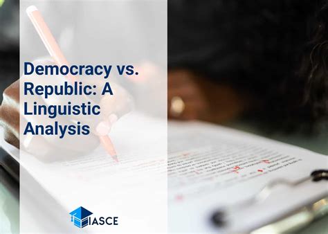 What's the Deal with Democracy vs. Republic? A Linguistic Analysis from an Expert Perspective