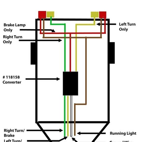 Trailer Tail Light Wiring Diagram / T-One Vehicle Wiring Harness with 4 ...