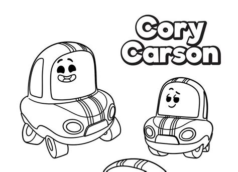 Cory Carson Coloring Pages