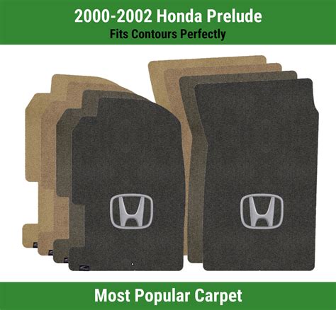 Lloyd Ultimat Front Mats For Honda Prelude W Silver On Black