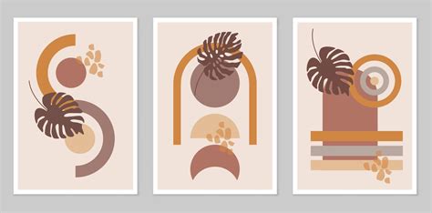 A set of abstract posters. 14300286 Vector Art at Vecteezy