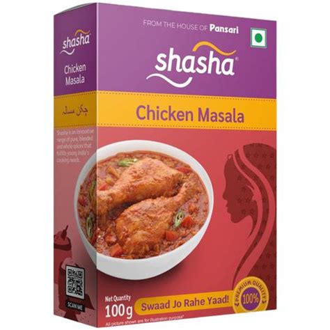 Buy Shasha Chicken Masala Premium Quality Aromatic Spice Blend