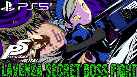 Persona 5 Royal Lavenza Boss Fight Youtube