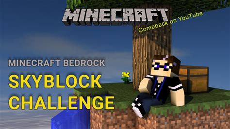 Minecraft Bedrock Edition Skyblock Challenge YouTube