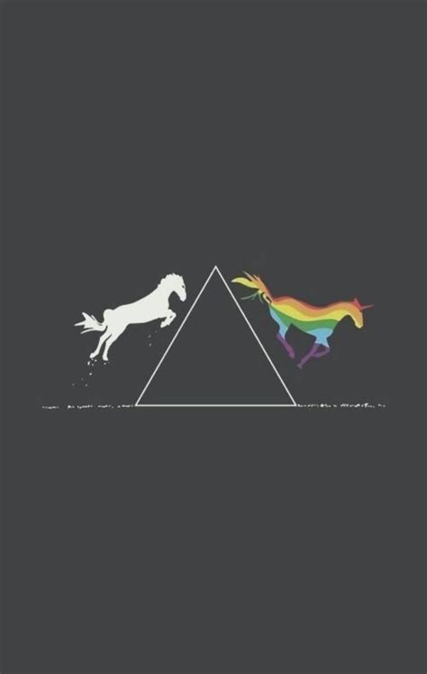 unicorn, horse, and rainbow resmi | Pink floyd, Unicorn wallpaper, Lgbt