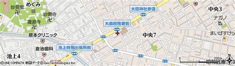 東京都大田区中央7丁目5 6の地図 住所一覧検索｜地図マピオン