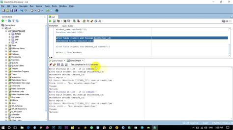 Sql Query To Create Table With Primary Key And Foreign In Oracle Elcho Table