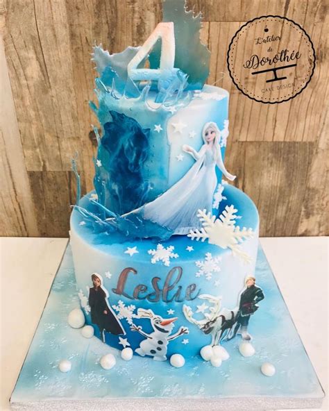 G Teau Reine Des Neiges Gateau Anniversaire Reine Des Neiges