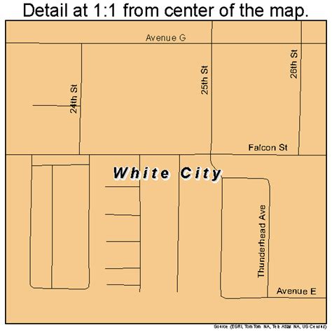 White City Oregon Street Map 4181450