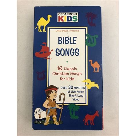 Cedarmont Kids Action Bible Songs VHS 16 Classic Christian | Etsy