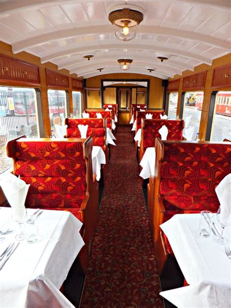 Interior Of The Dining Car Train Richard Hoare Cc By Sa 2 0