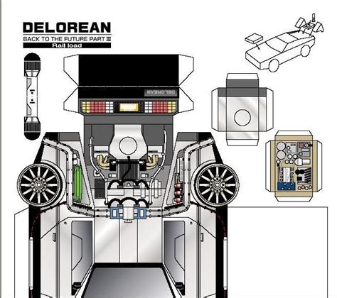 Delorean Papercraft Template Danikasofiah