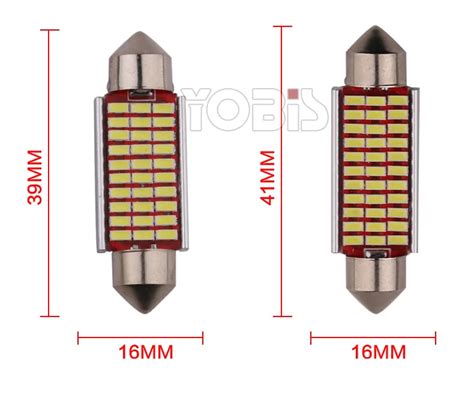 39mm 3014 30 Smd Led Festoon Dome Light Car Canbus Error Free Led Light