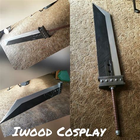 Cloud Strife's Buster Sword from IwoodCosplay Cloud Strife, Orgonite ...